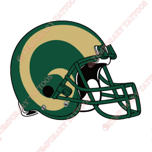 Colorado State Rams Customize Temporary Tattoos Stickers NO.4181